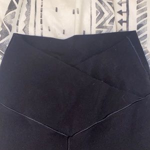 Aerie crossover flare leggings